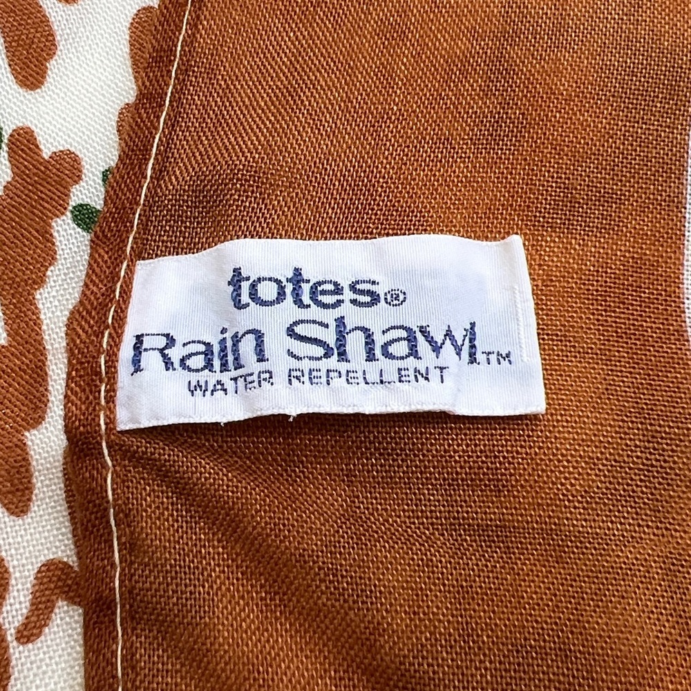 Vintage Totes Rain Shawl Water Repellent Made in Japan - Picture 6 of 9